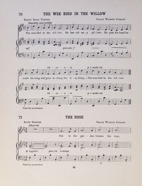 Song and Play for Children: for Sunday and weekday use page 62