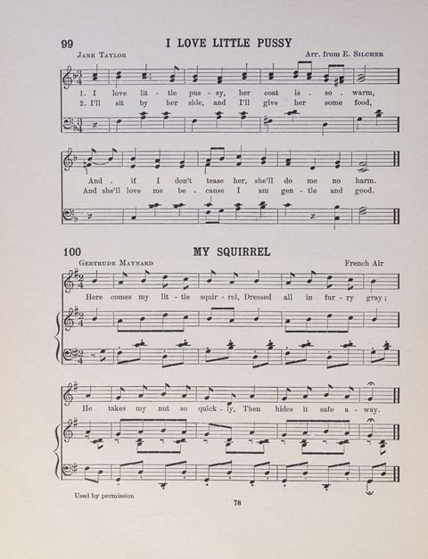 Song and Play for Children: for Sunday and weekday use page 78