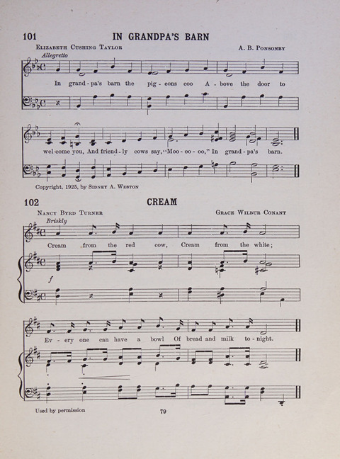 Song and Play for Children: for Sunday and weekday use page 79