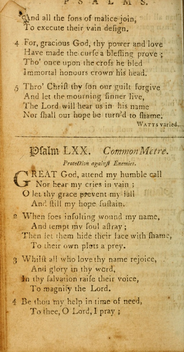 Sacred poetry: consisting of Psalms and hymns, adapted to Christian devotion, in public and private ; selected from the best authors, with variations page 116