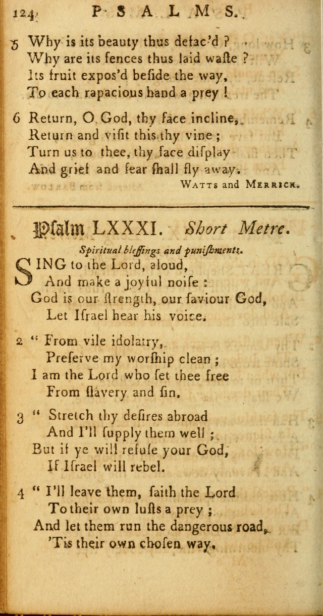 Sacred poetry: consisting of Psalms and hymns, adapted to Christian devotion, in public and private ; selected from the best authors, with variations page 132