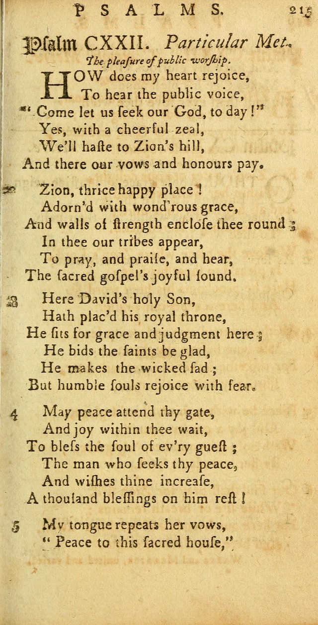 Sacred poetry: consisting of Psalms and hymns, adapted to Christian devotion, in public and private ; selected from the best authors, with variations page 225