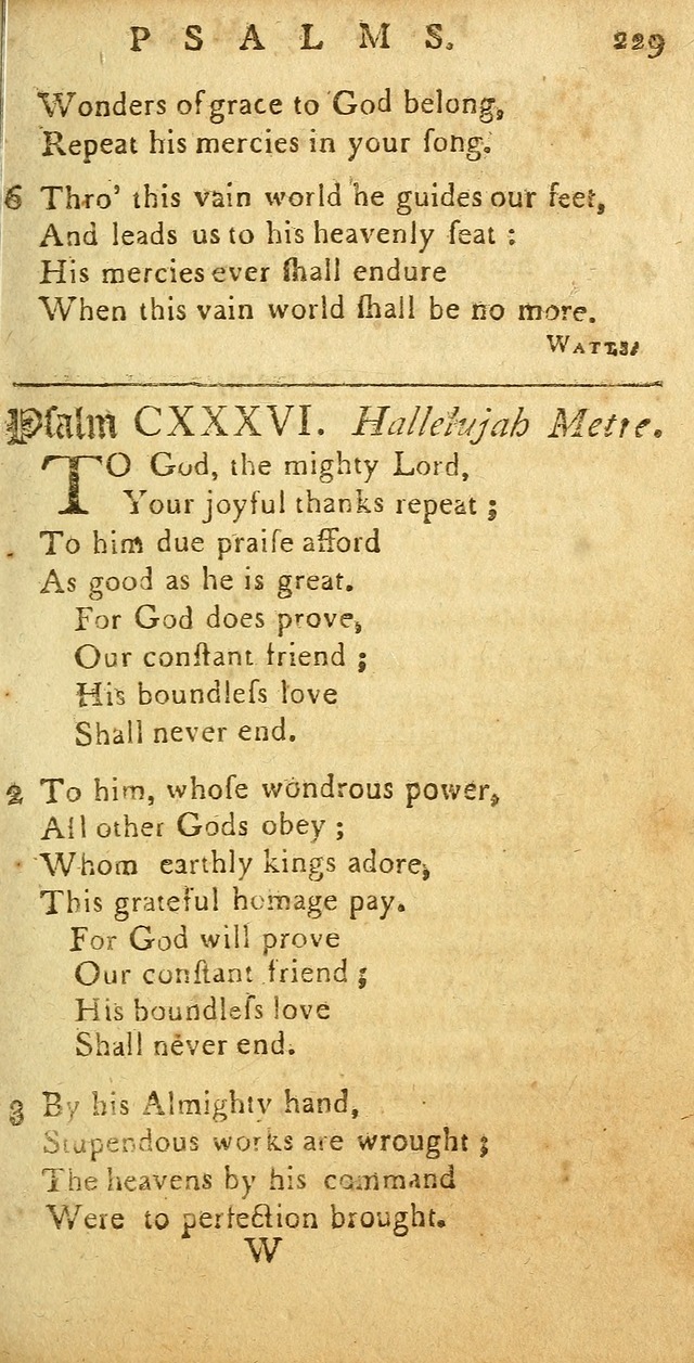 Sacred poetry: consisting of Psalms and hymns, adapted to Christian devotion, in public and private ; selected from the best authors, with variations page 239