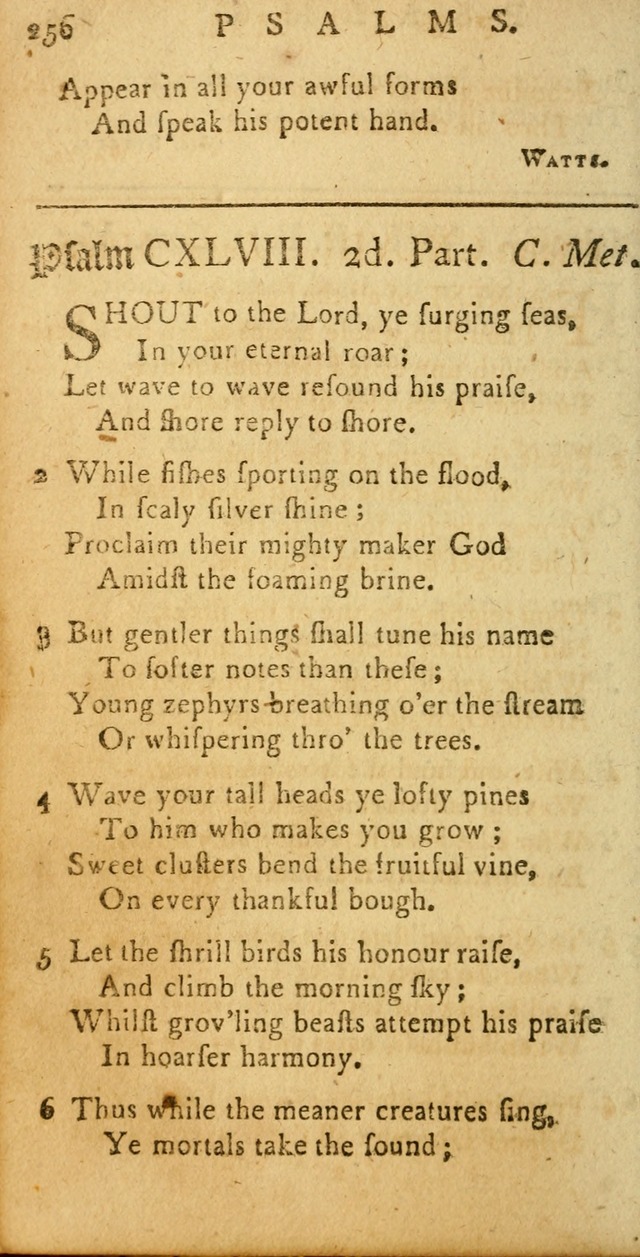 Sacred poetry: consisting of Psalms and hymns, adapted to Christian devotion, in public and private ; selected from the best authors, with variations page 266