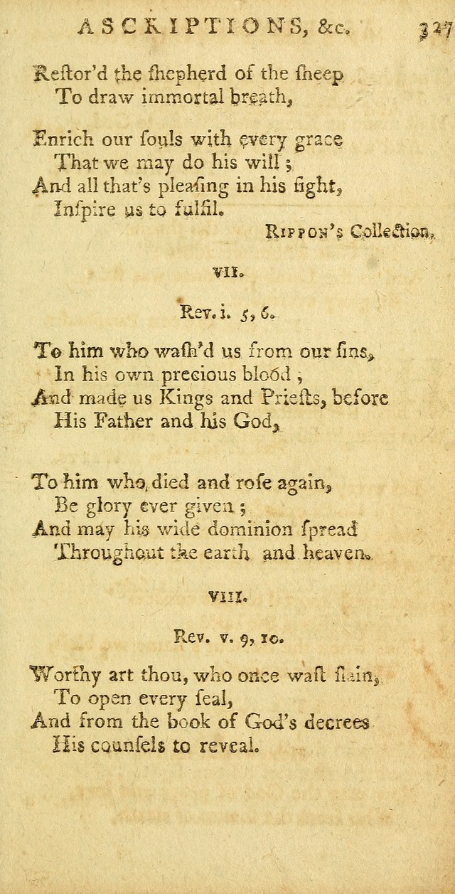 Sacred poetry: consisting of Psalms and hymns, adapted to Christian devotion, in public and private ; selected from the best authors, with variations page 613