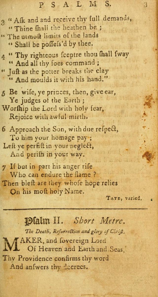 Sacred Poetry: consisting of psalms and hymns, adapted to Christian devotion, in public and private, selected from the best authors, with variations and additions page 3