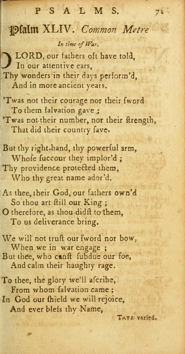 Sacred Poetry: consisting of psalms and hymns, adapted to Christian devotion, in public and private, selected from the best authors, with variations and additions page 73