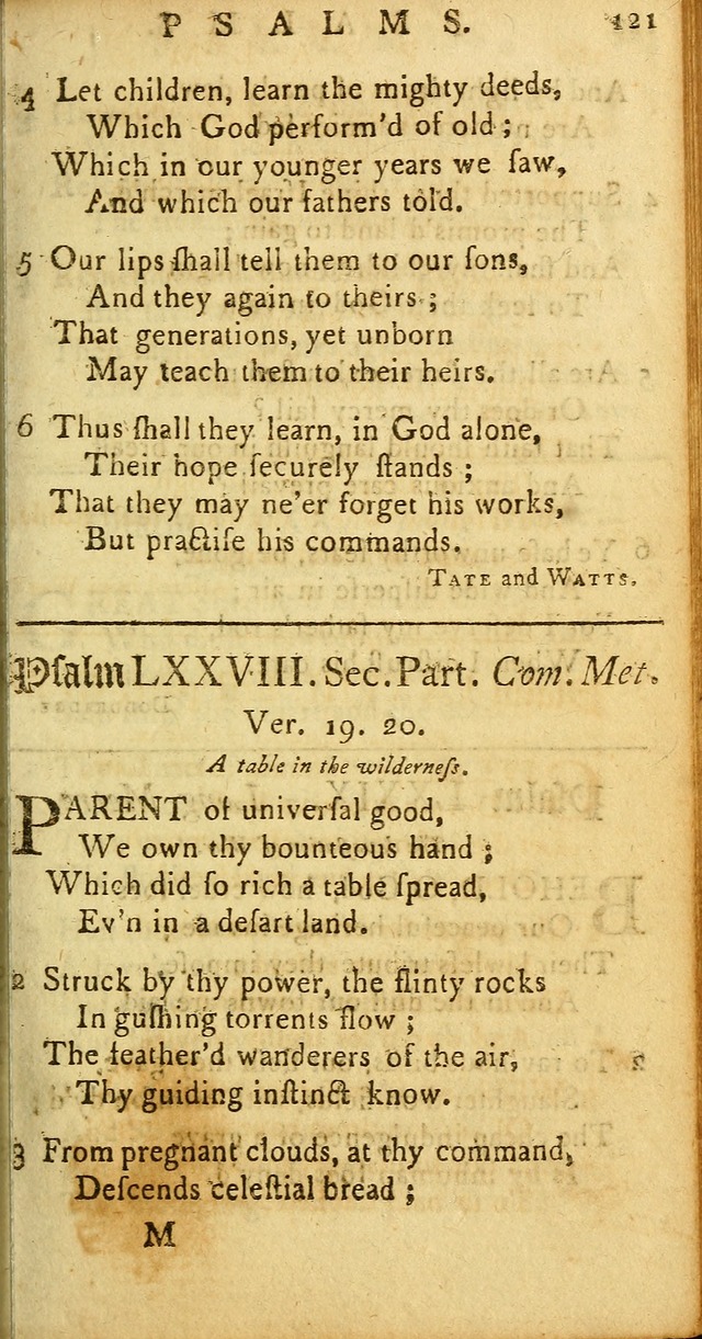 Sacred Poetry: Consisting of Psalms and Hymns, Adapted to Christian        Devotion, in Public and Private. 2nd ed. page 123