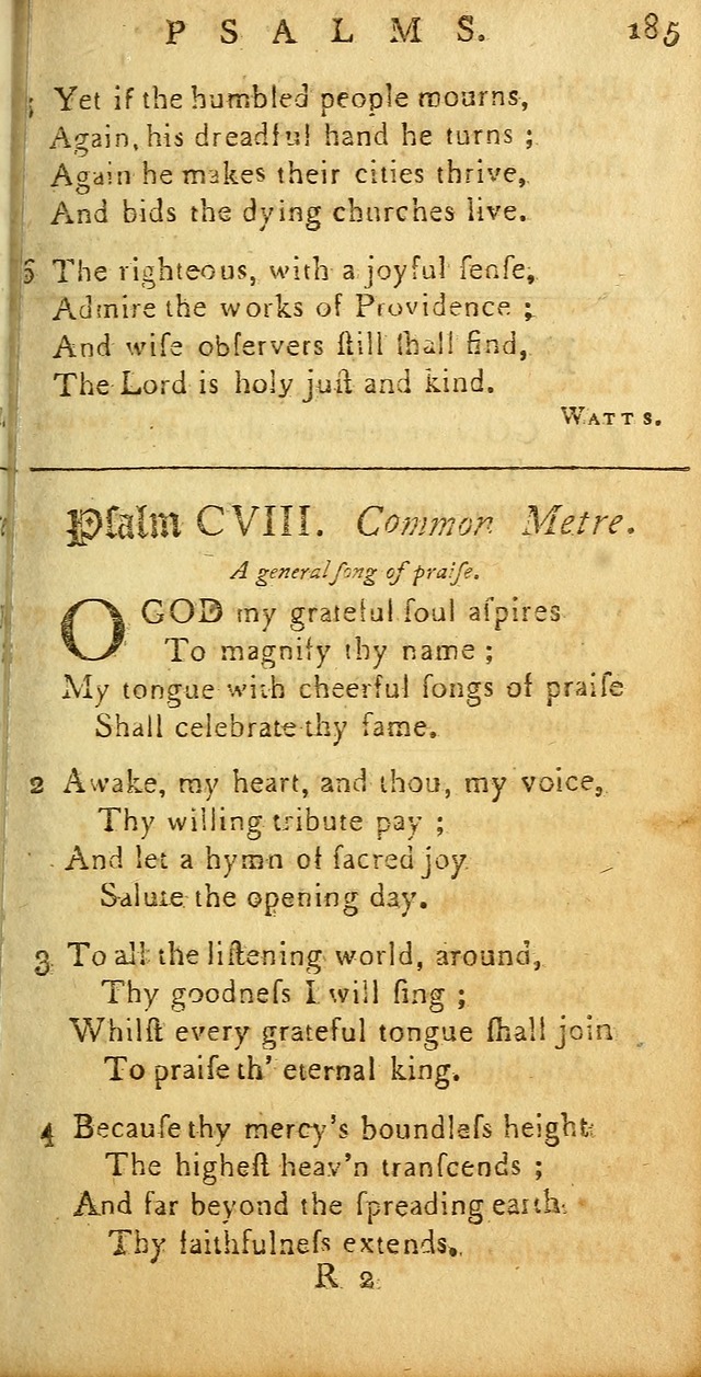 Sacred Poetry: Consisting of Psalms and Hymns, Adapted to Christian        Devotion, in Public and Private. 2nd ed. page 189