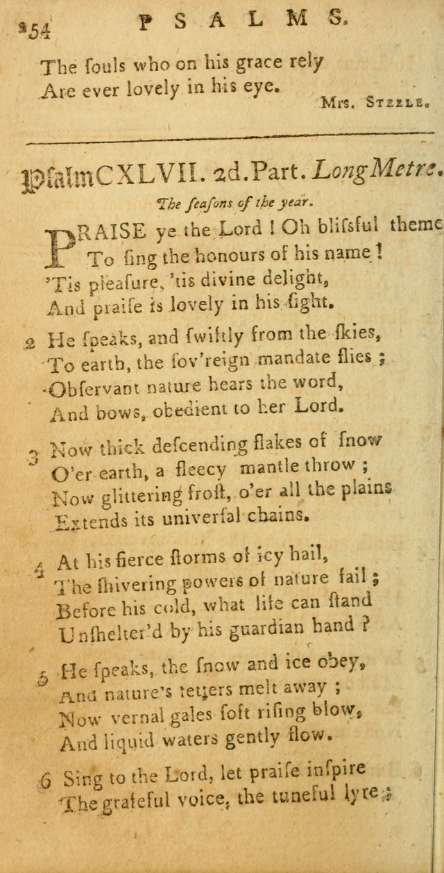 Sacred Poetry: Consisting of Psalms and Hymns, Adapted to Christian        Devotion, in Public and Private. 2nd ed. page 258