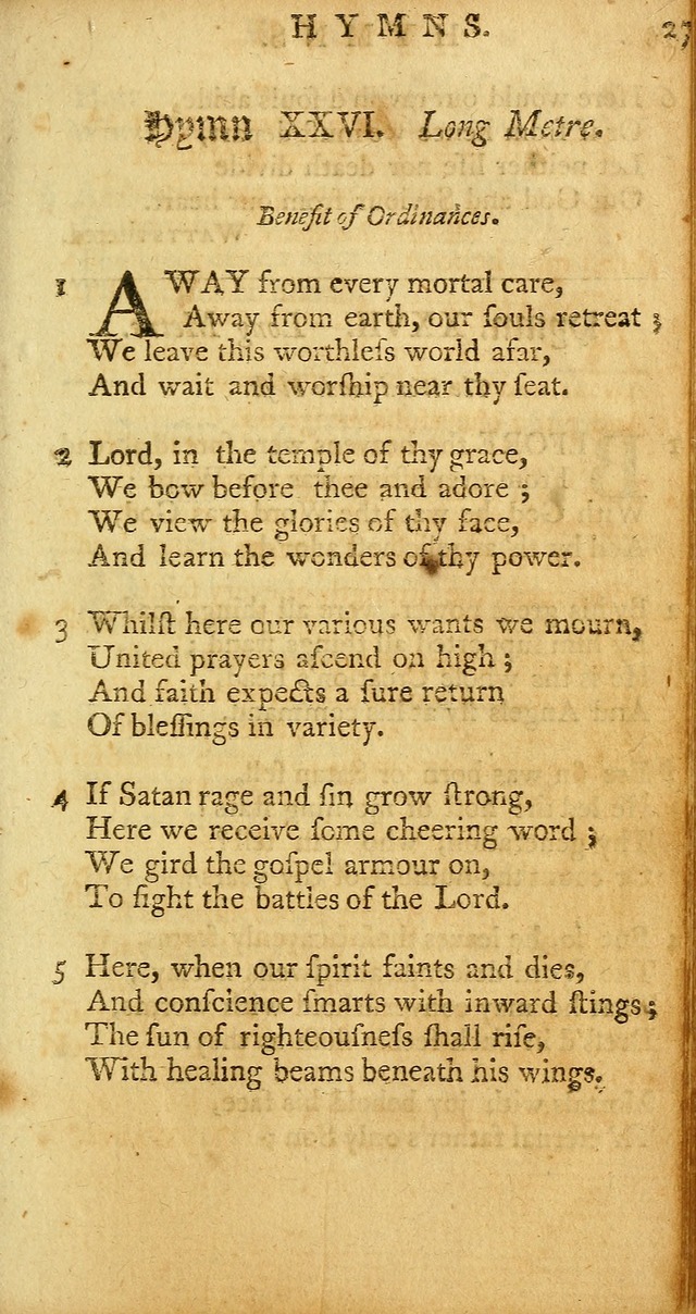 Sacred Poetry: Consisting of Psalms and Hymns, Adapted to Christian        Devotion, in Public and Private. 2nd ed. page 307