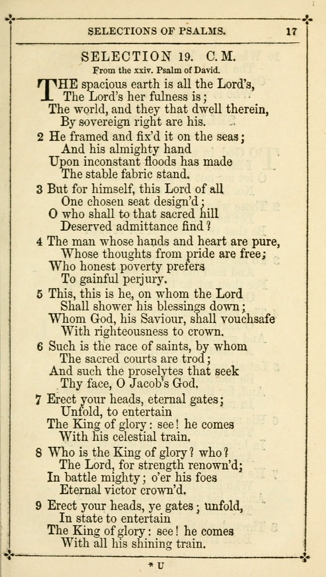 Selections from the Psalms of David in Metre: with hymns suited to the feasts and fasts of the church, and other occasions of public worship page 17