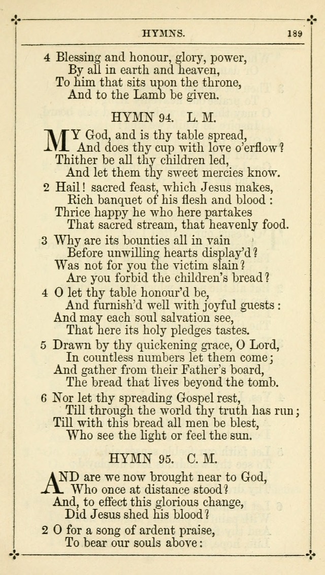 Selections from the Psalms of David in Metre: with hymns suited to the feasts and fasts of the church, and other occasions of public worship page 191