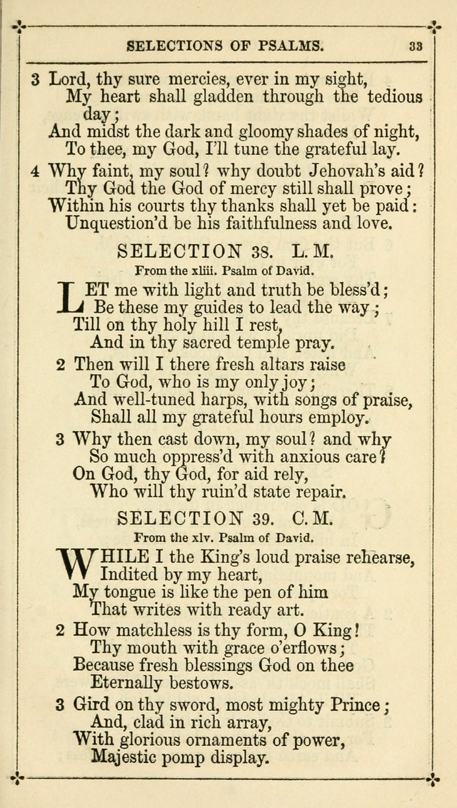 Selections from the Psalms of David in Metre: with hymns suited to the feasts and fasts of the church, and other occasions of public worship page 33