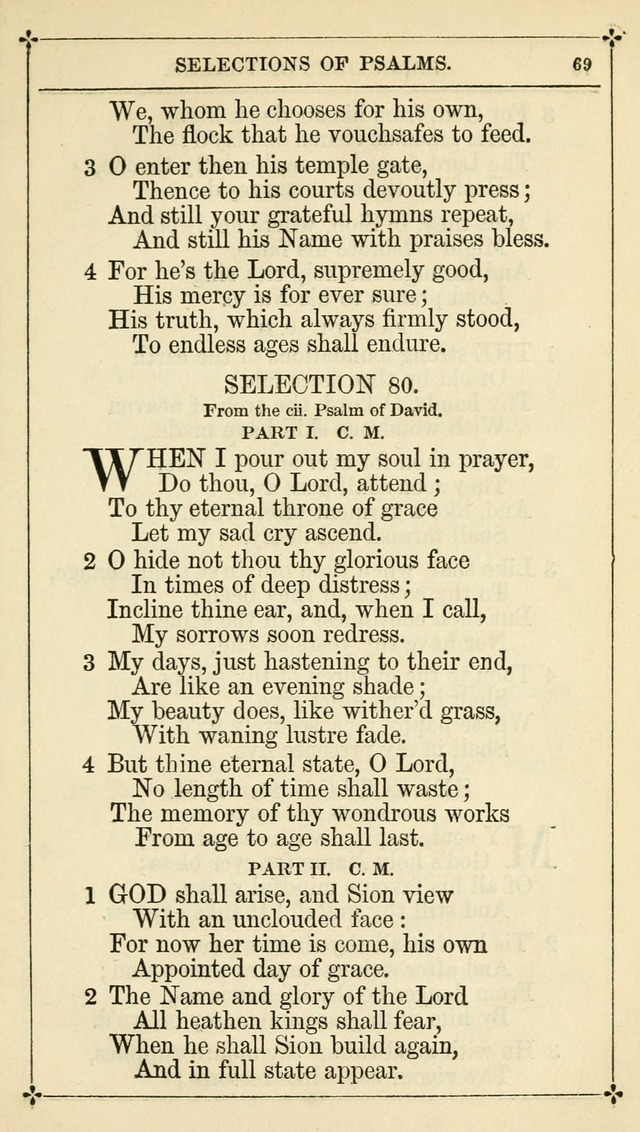 Selections from the Psalms of David in Metre: with hymns suited to the feasts and fasts of the church, and other occasions of public worship page 71