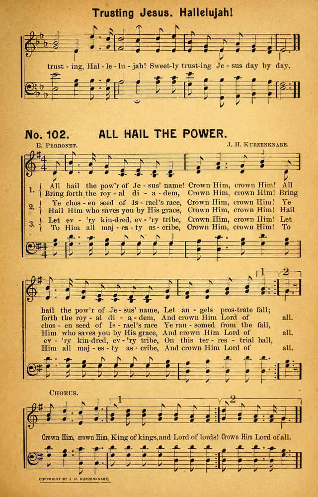 Songs of the Pentecost for the Forward Gospel Movement page 101