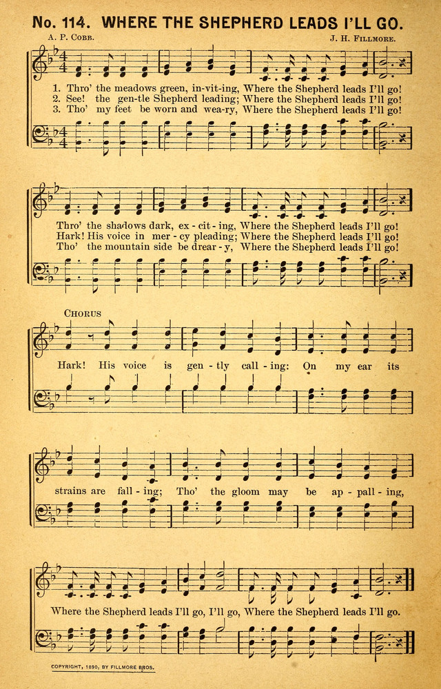 Songs of the Pentecost for the Forward Gospel Movement page 112