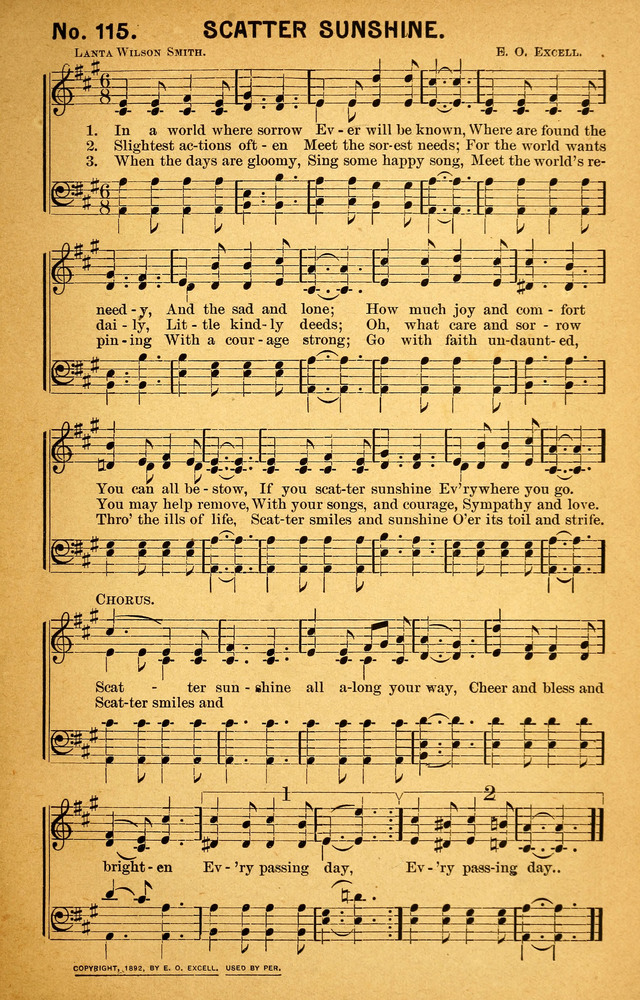 Songs of the Pentecost for the Forward Gospel Movement page 113