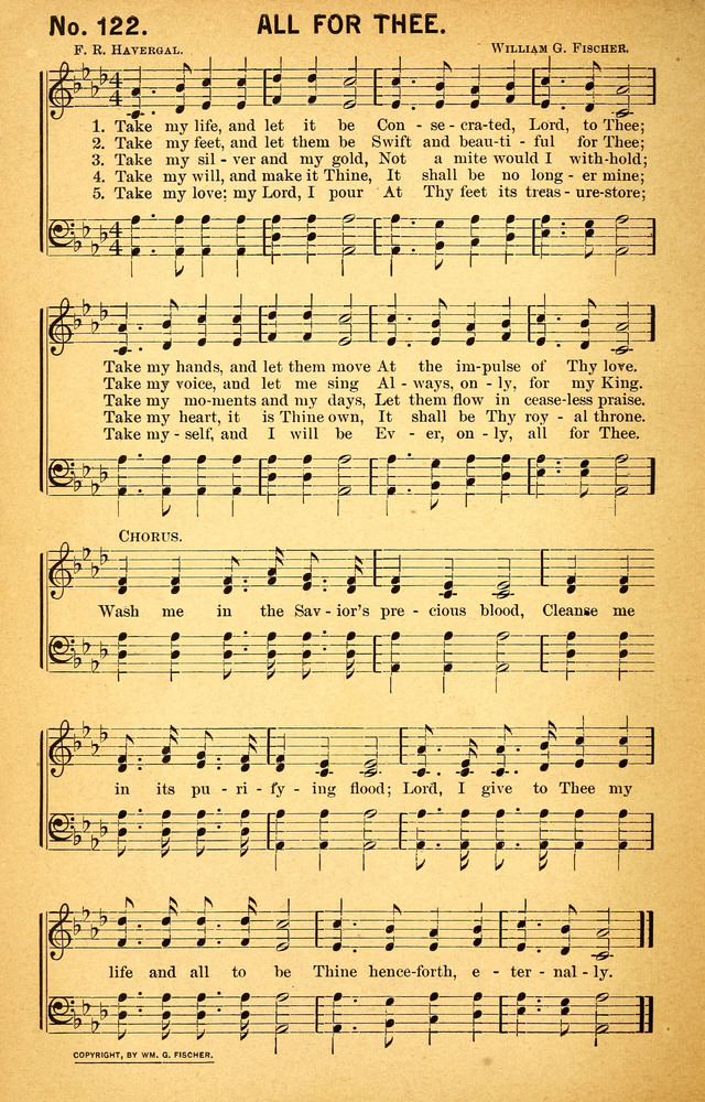 Songs of the Pentecost for the Forward Gospel Movement page 120