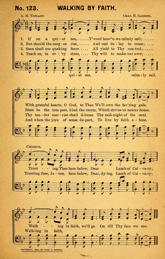 Songs of the Pentecost for the Forward Gospel Movement page 121
