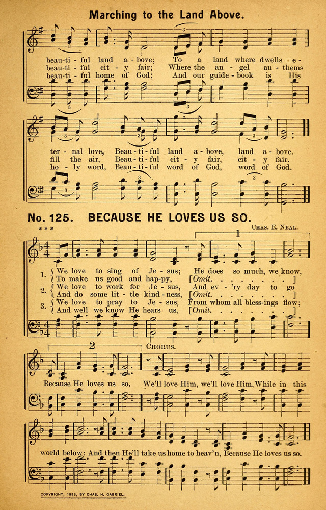 Songs of the Pentecost for the Forward Gospel Movement page 123