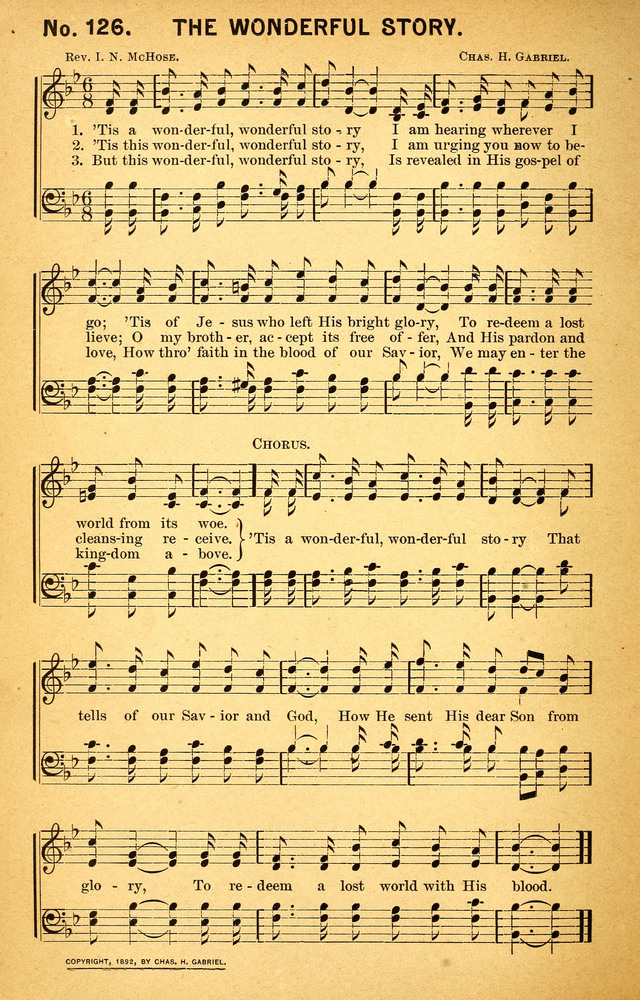 Songs of the Pentecost for the Forward Gospel Movement page 124