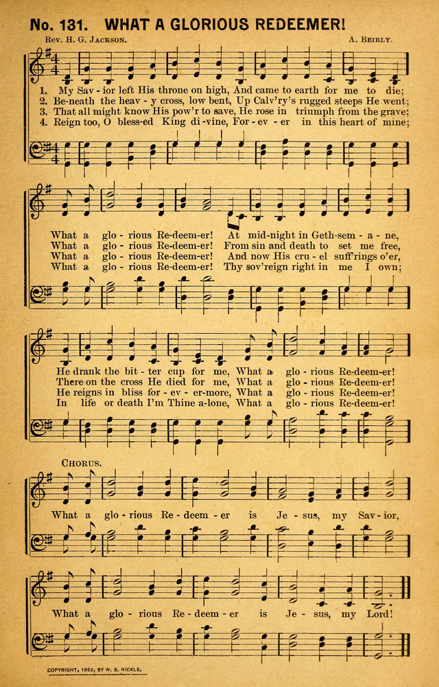 Songs of the Pentecost for the Forward Gospel Movement page 129