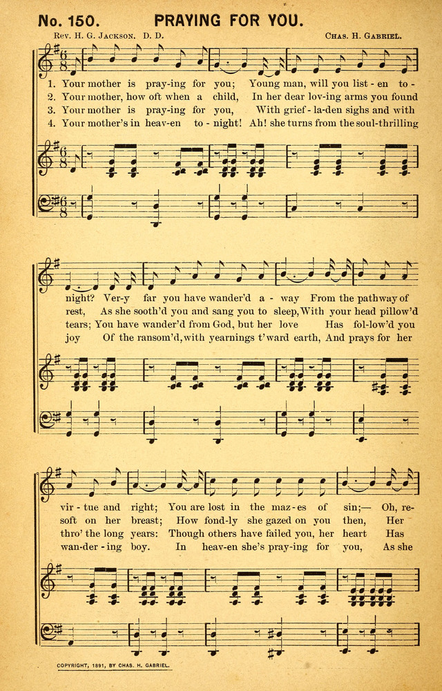 Songs of the Pentecost for the Forward Gospel Movement page 148