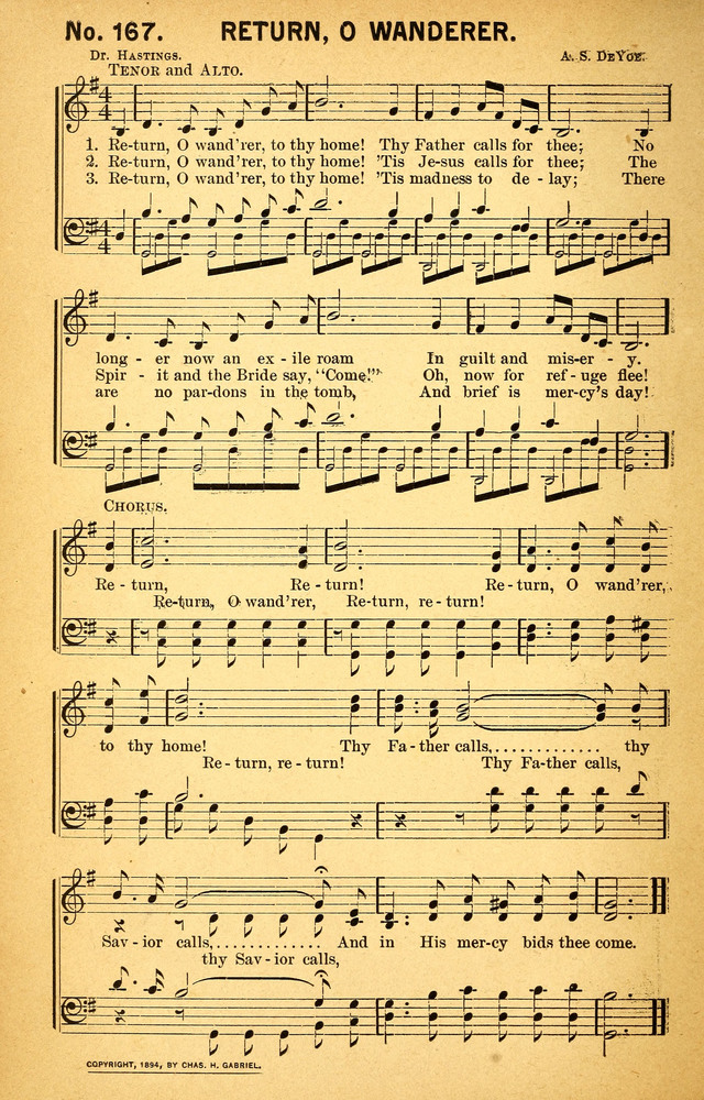 Songs of the Pentecost for the Forward Gospel Movement page 166