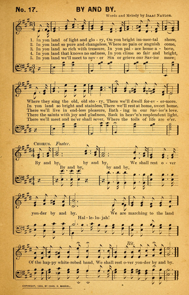 Songs of the Pentecost for the Forward Gospel Movement page 17