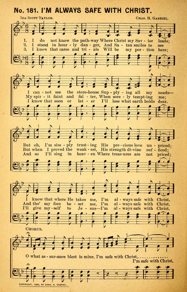 Songs of the Pentecost for the Forward Gospel Movement page 180