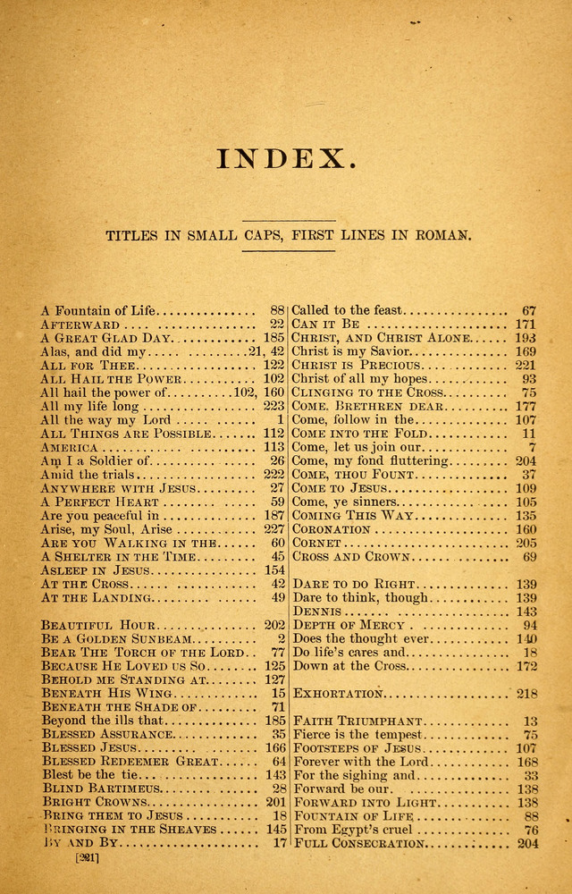 Songs of the Pentecost for the Forward Gospel Movement page 219