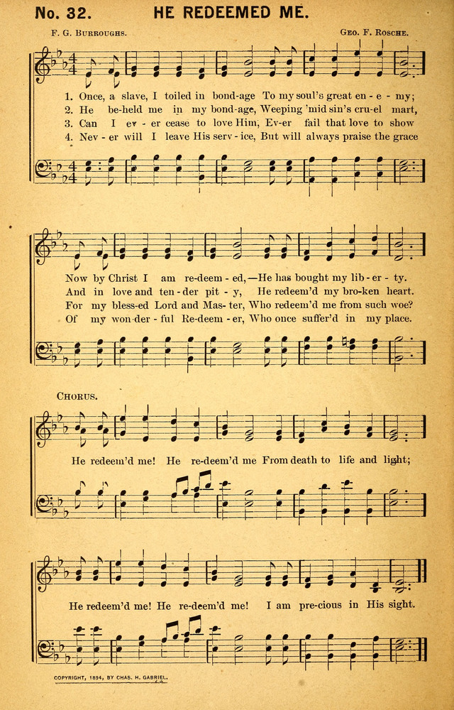 Songs of the Pentecost for the Forward Gospel Movement page 32