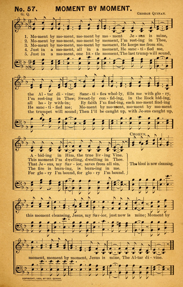 Songs of the Pentecost for the Forward Gospel Movement page 57