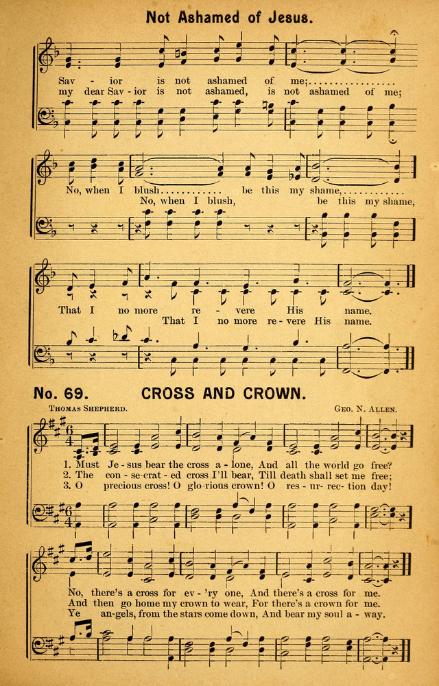 Songs of the Pentecost for the Forward Gospel Movement page 69