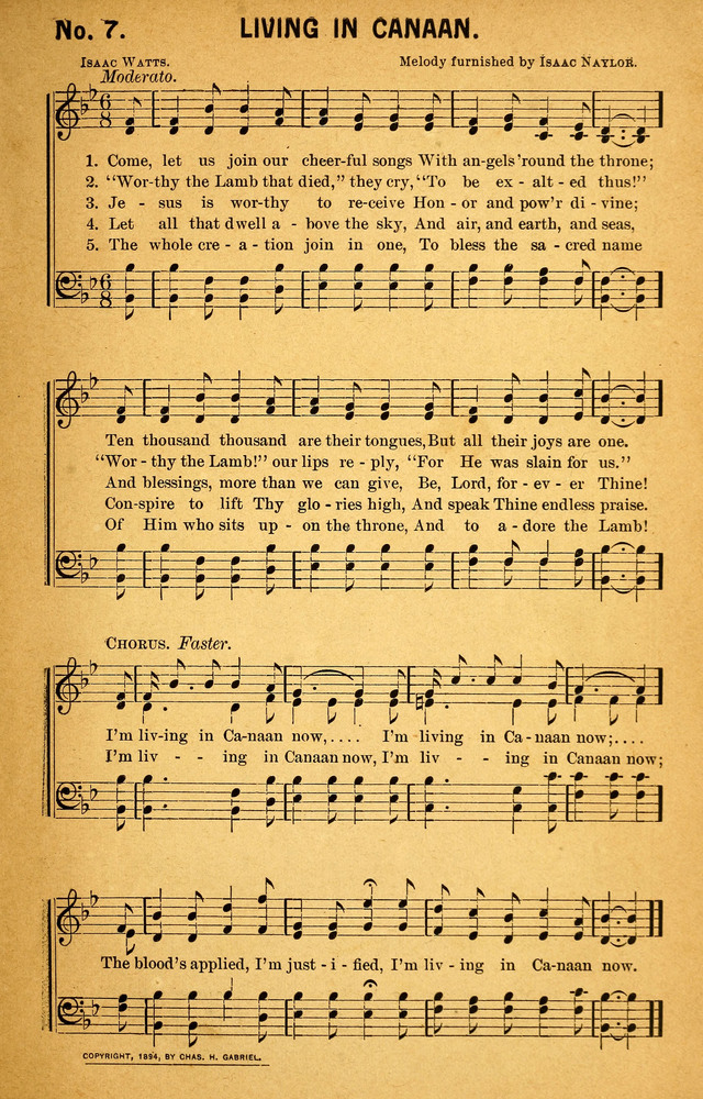 Songs of the Pentecost for the Forward Gospel Movement page 7