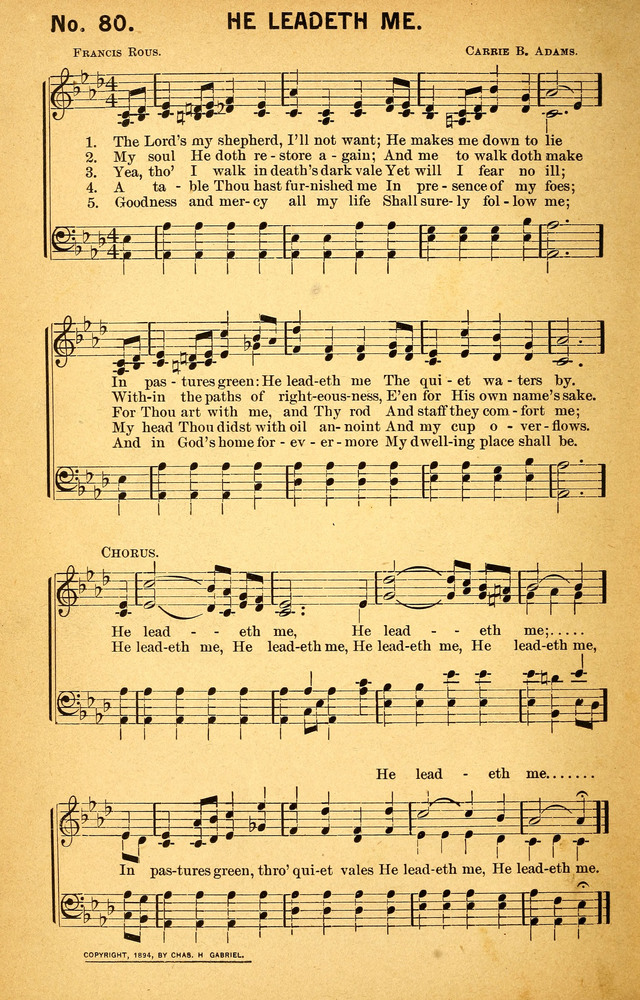 Songs of the Pentecost for the Forward Gospel Movement page 80