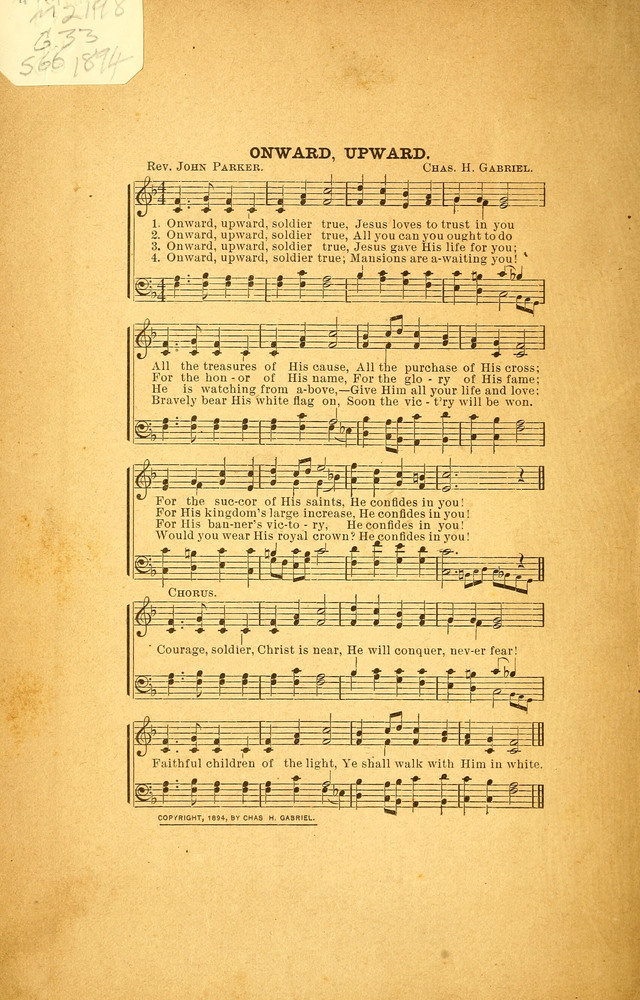 Songs of the Pentecost for the Forward Gospel Movement page i