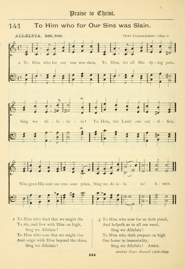 School and Parish Hymnal: with tunes page 155
