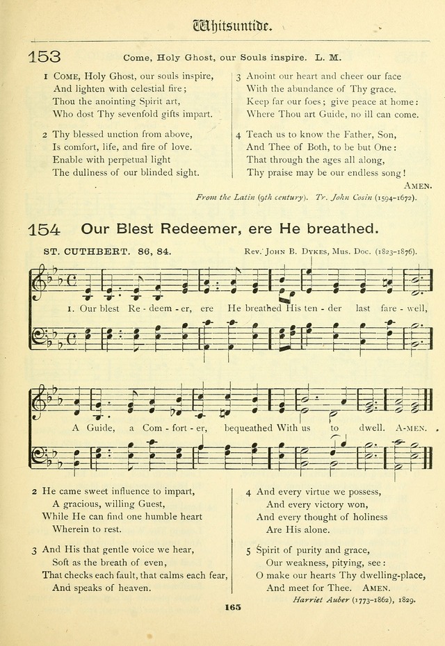 School and Parish Hymnal: with tunes page 166