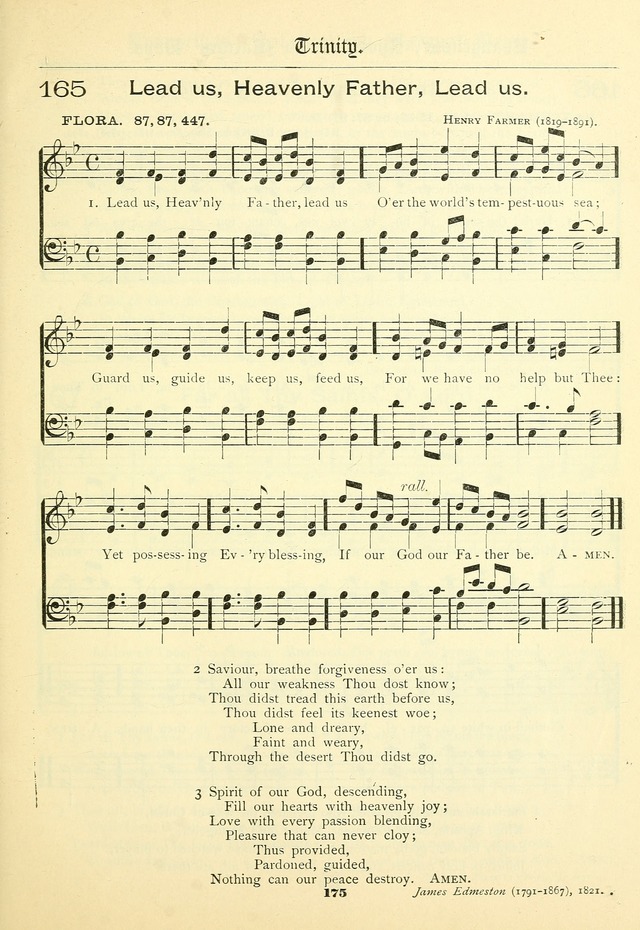 School and Parish Hymnal: with tunes page 176