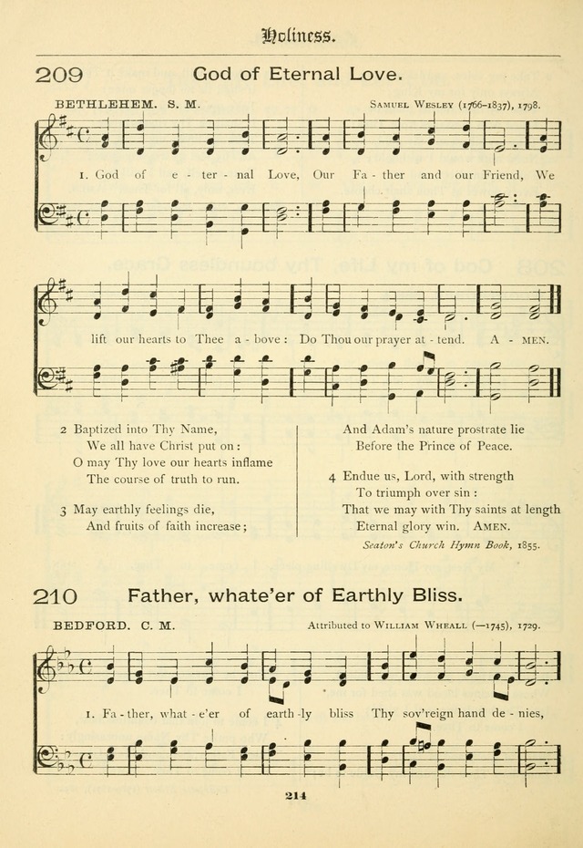 School and Parish Hymnal: with tunes page 215