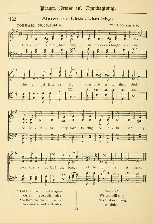 School and Parish Hymnal: with tunes page 23