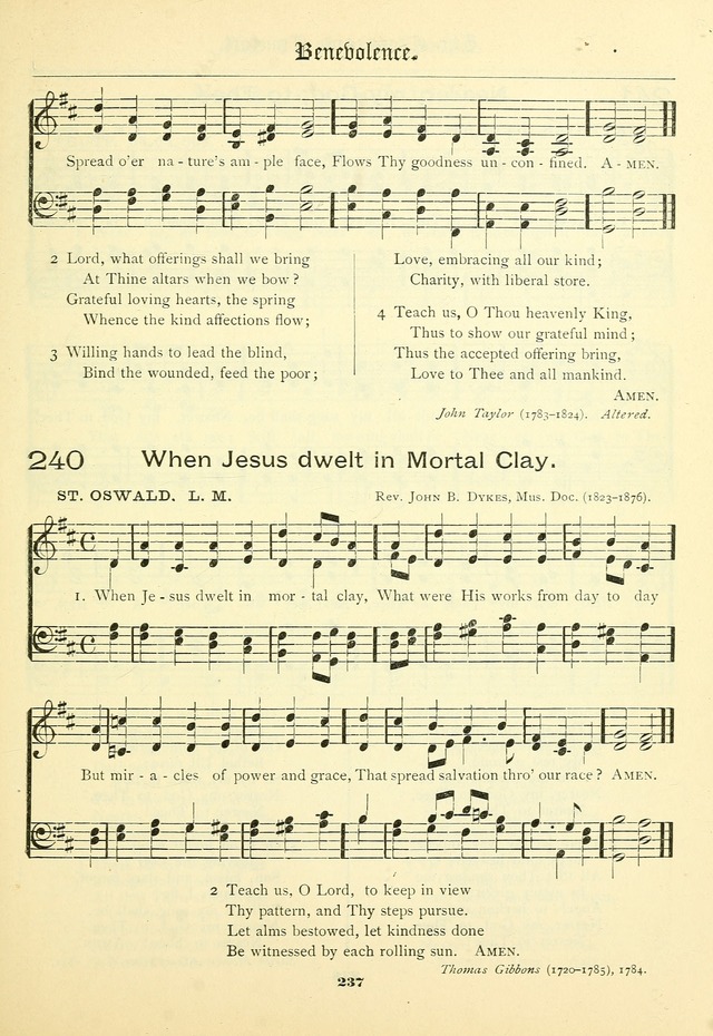 School and Parish Hymnal: with tunes page 238