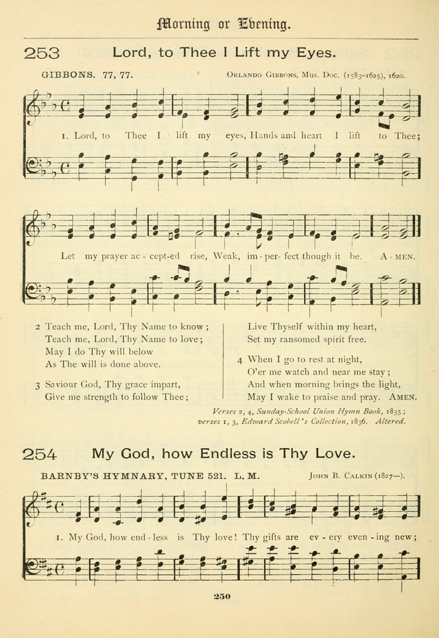 School and Parish Hymnal: with tunes page 251