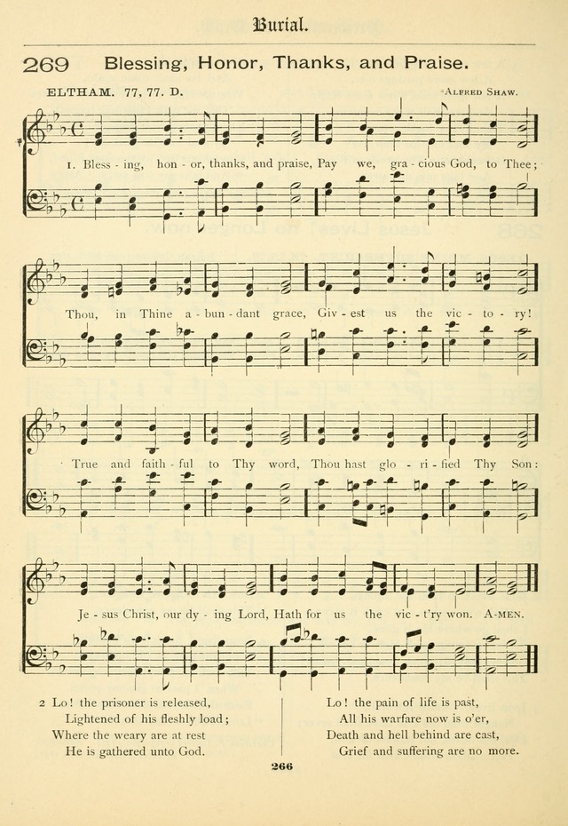 School and Parish Hymnal: with tunes page 267