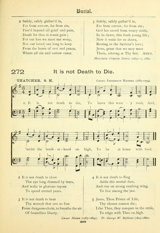 School and Parish Hymnal: with tunes page 270
