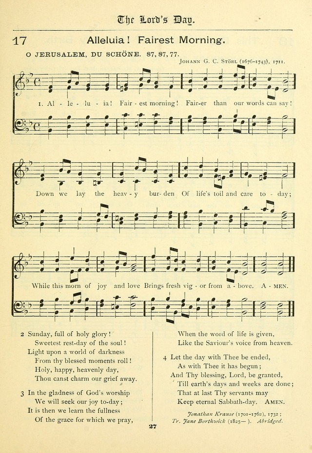 School and Parish Hymnal: with tunes page 28