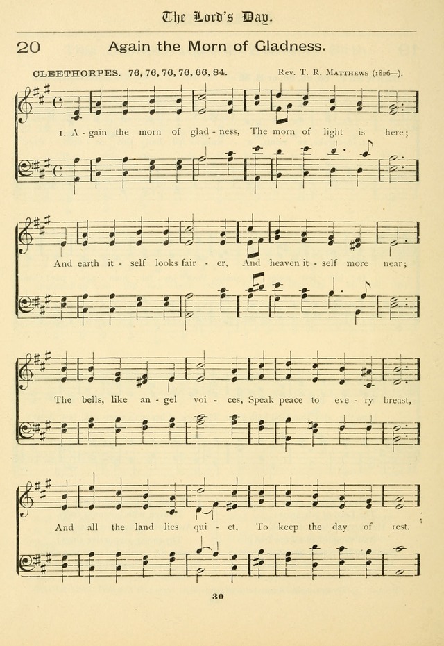 School and Parish Hymnal: with tunes page 31
