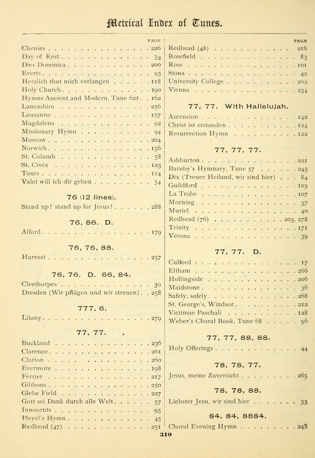 School and Parish Hymnal: with tunes page 311
